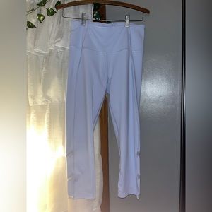 light blue/periwinkle capri leggings